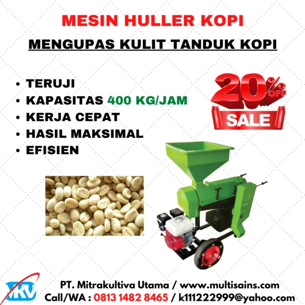 Mesin Huller Kopi MKV2