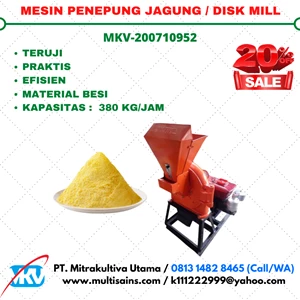 Mesin Penepung Jagung (Disk mill) Besi MKV-200710952