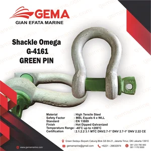 Shackle Omega Green Pin