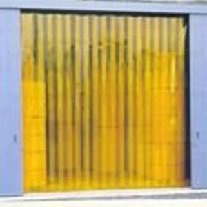 pvc strip curtain Orange Lebar 20 cm