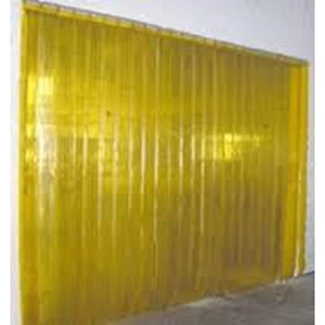PVC Curtain Kuning Clear Tebal 2mm