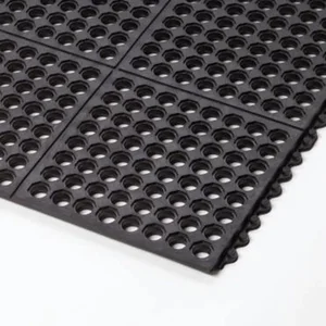 Lantai Karet Bolong-Bolong Hitam Untuk Kamar Mandi