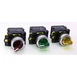 Iluminated Selector Switch LED 220VAC Type LA115-A5-20XSD FORT (Red/Green/Yellow)