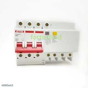 RCBO HDB3wLEN6C (50A 63A) 3Pole+N 30mA Residual Current Operated Circuit Breaker HIMEL