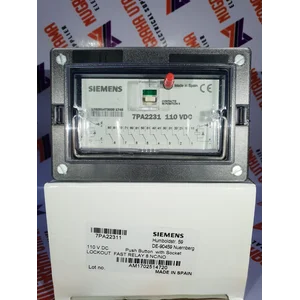  SIEMENS 7PA2231-1 110VDC Lockout Relay                                                                                                    