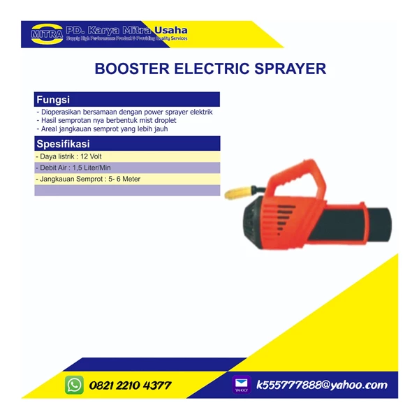 Booster Electric Sprayer 12 Volt