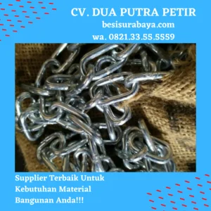 rantai besi 1/8" berat 48kg per karung