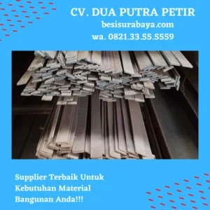 plat strip 5mmx5.4m berat 2.54kg