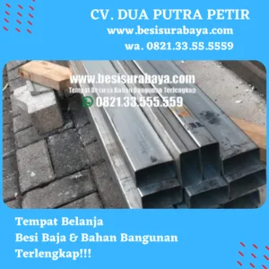 Besi Hollow Galvanis 40 x 80 x 1.2 mm