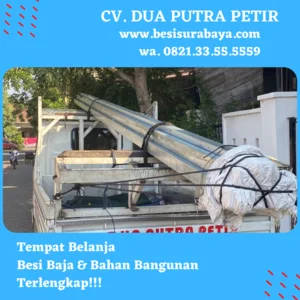 Besi Hollow Galvanis 40 x 80 x 1.2 mm