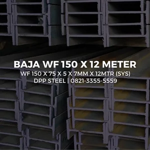 Besi WF 150 x 75 x 5 x 7mm x 12m Merk SYS