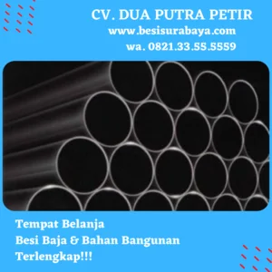Pipa Hitam 2" x 6m LGH SNI Tebal 2.5mm