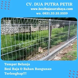 Tiang Besi Pagar BRC 2 inchi x 150cm/200