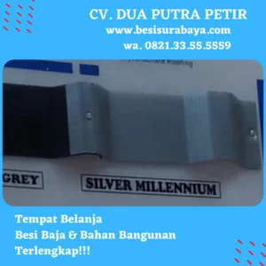 Atap Spandek Atap Twinlite Greca Silver Milenium 3 meter