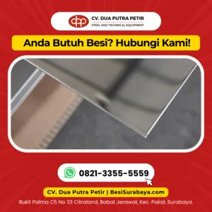 Ready Supply Plat Stailness Steel 304 Surabaya Ukuran 1mm x 4ft x 8ft 