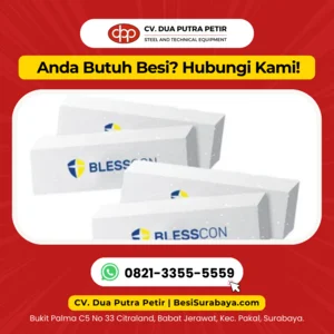 Bata Hebel / Bata Ringan Ringan Blesscon 10cm Satuan Rit Surabaya