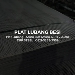 Plat Berlubang 1.5mm Lubang 12mm 4x8 Feet