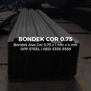 BONDEK FLOORDECK ALAS COR 0.75 PANJANG 4 METER