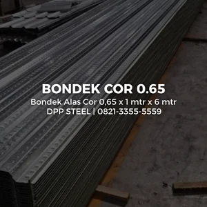 BONDEK FLOORDECK 0.65MM X 1 MTR X 6 MTR ALAS COR