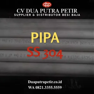 Pipa Stainless Steel 304 Material Proyek