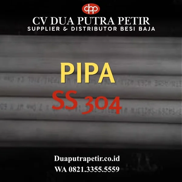 Pipa Stainless Steel 304 Material Proyek