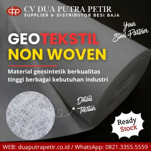 Geotextile Non Woven 150–600 GSM untuk Konstruksi dan Drainase