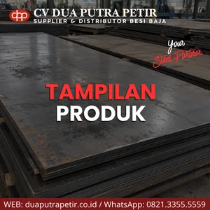 Plat Besi / Plat Baja Hitam / Plat Esser 5 mm Ukuran 120 x 300 cm - Surabaya