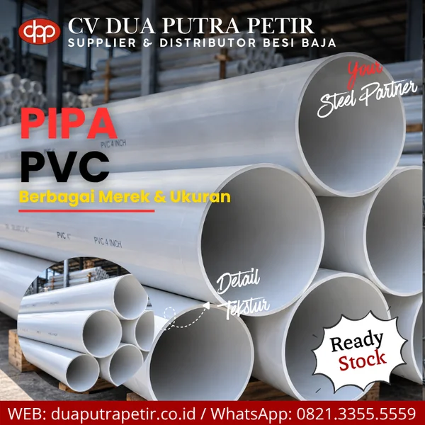 Pipa PVC Lengkap Merek & Ukuran untuk Kebutuhan Instalasi - Surabaya