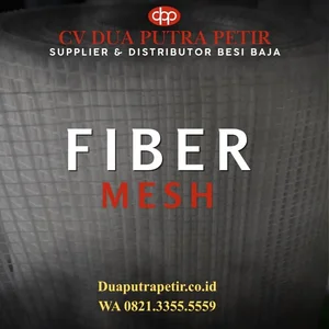 Fiberglass Lembaran Mesh Fiberglass Ukuran 1 × 3 Meter untuk Penguat Plester dan Dinding Anti Retak