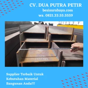 Besi H Beam Ukuran 175 x 175 x 7.5 x 11  Panjang 12 Meter