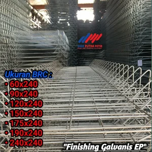 PAGAR BRC 60X240CM BESI 6MM 7MM 8MM