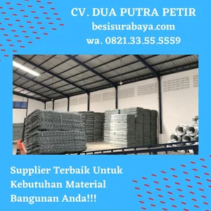 Kawat Bronjong Galvanis Dimensi 2x1x0.5 m 2.7 mm Mesh 8x10