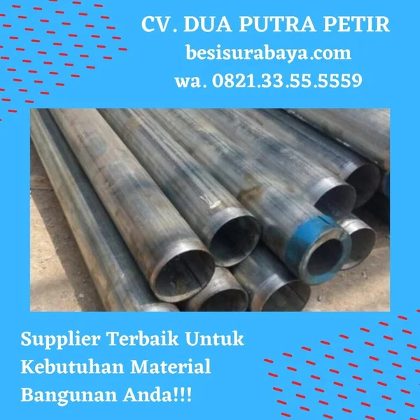 Pipa Besi Welded Ø1 1/4" x 6M