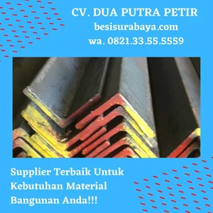 Besi Siku / Angle Bar C 60mm x 60mm x 6 Meter