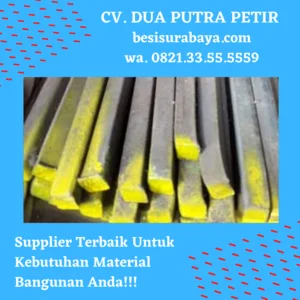 Besi Square Bar Besi Nako 8mm x 8mm x 6M