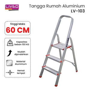LIVEO Tangga Lipat Household Ladder 3 step LV-103