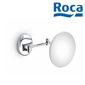 Roca Hotels 2.0 - Wall-Hung Magnifying Mirror Without Light - Kaca Cermin