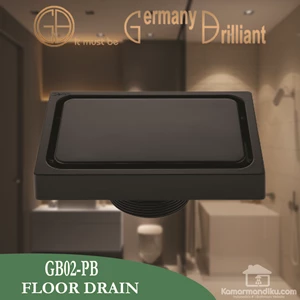 Smart Floor Drain Germany Brilliant GB02-PB Black