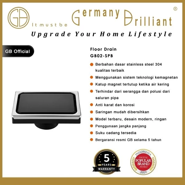 Germany Brilliant Smart Floor Drain GB02-SPB