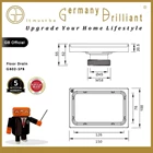 Smart Floor Drain Germany Brilliant GB02-PW White 2