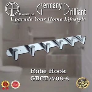 Germany Brilliant Robe Hook GBCT7706-6