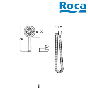 Roca Shower Sets and Kits - Stella 100 Shower Set