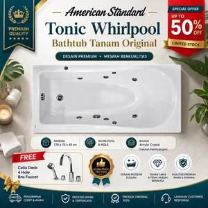 Paket Bathtub American Standard Tonic Set Whirpool afur dan Kran IDS