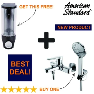 American Standard Codie Exposed B&S Mixer FREE Waterplus Tempat Sabun