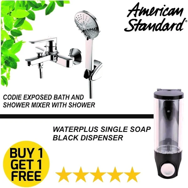 American Standard Codie Exposed B&S Mixer FREE Waterplus Tempat Sabun