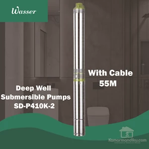 WASSER SUBMERSIBLE DEEP WELL PUMP WITH CABLE 55mSD-P410K-2