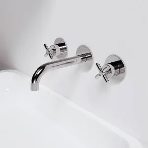 STEINBERG Kran Mixer 3 Hole Wall Mounted Basin Mixer 250 1902