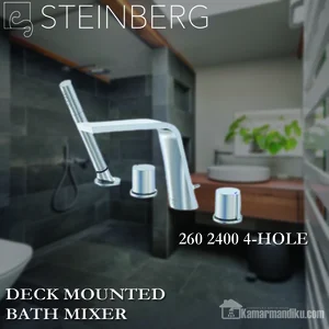 STEINBERG 260 2400 4-HOLE DECK MOUNTED BATH MIXER