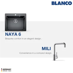 Paket : BLANCO Naya 6 Silgranit + BLANCO MILI Chrome - Anthracite