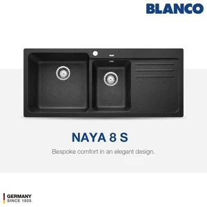 Blanco Naya 8S Silgranit Kitchen Sink - Jasmine